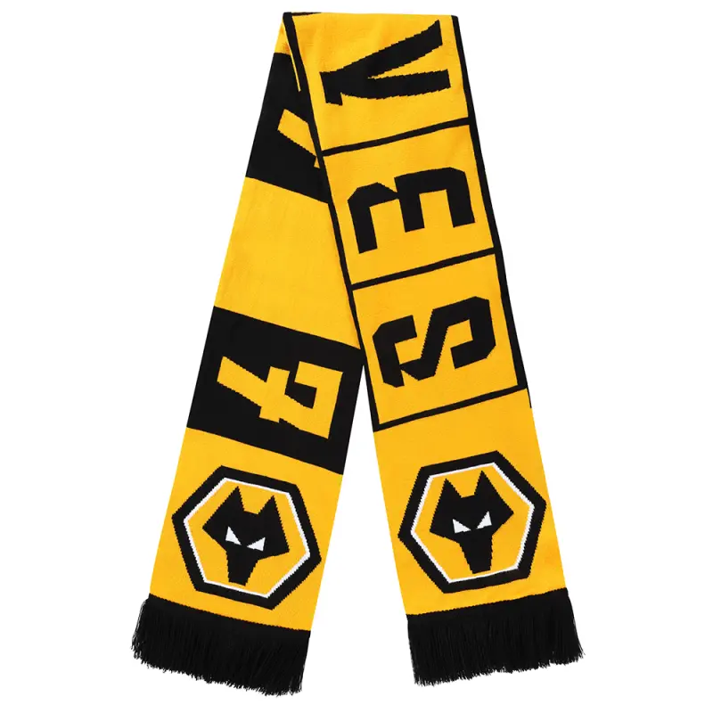 Wolverhampton Wanderers Store | Shop Official Wolves 1877 Scarf Wolves Gear